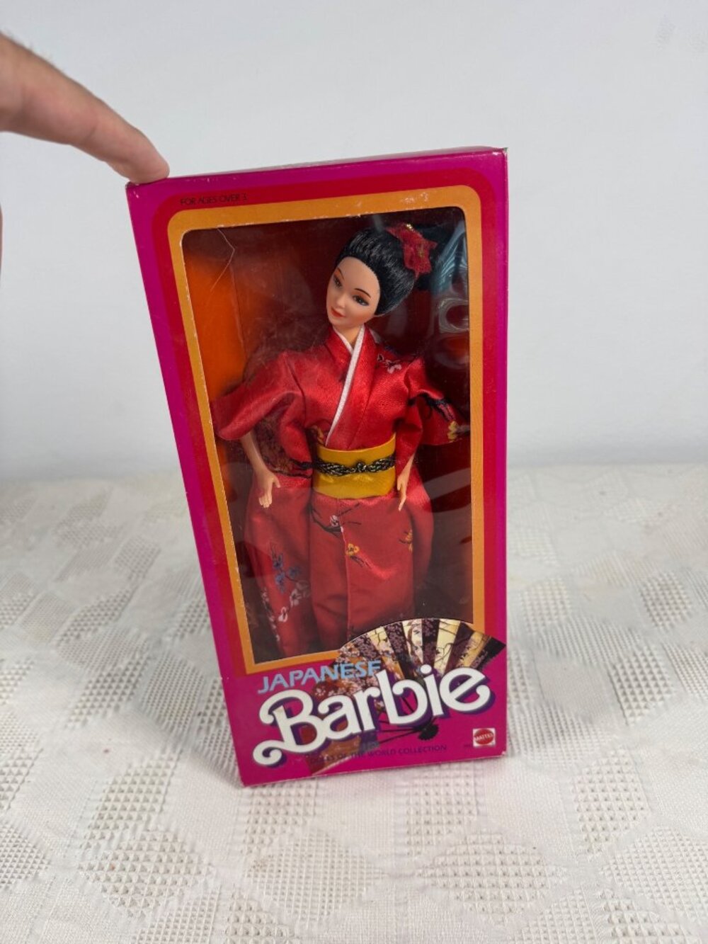 Japanese Barbie Dolls Of The World Collection Red Kimono 1984 Mattel 9481NIB
